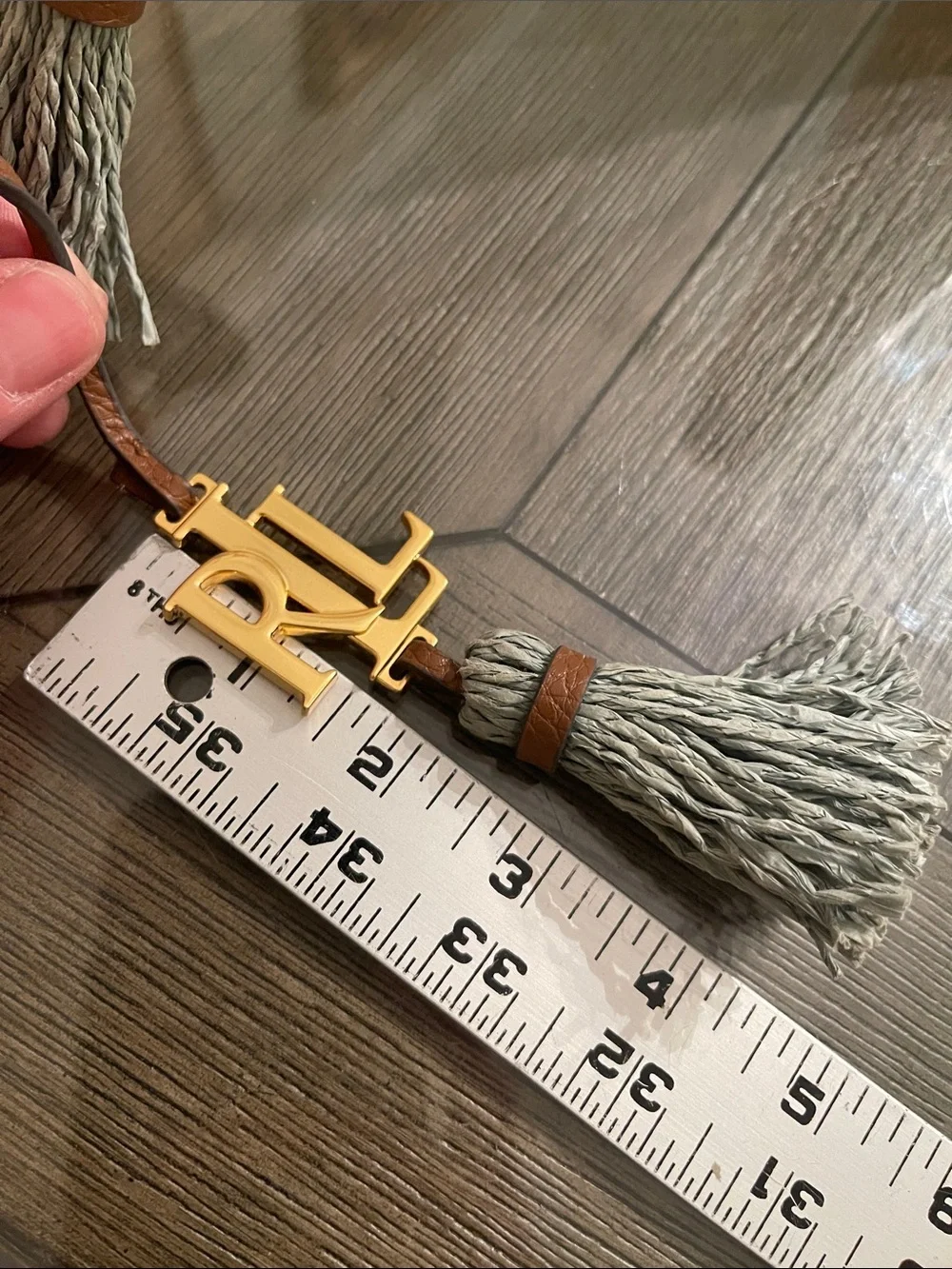 Lauren Ralph Lauren Replacement Three Tassel - Gold-tone Logo Bag Charm